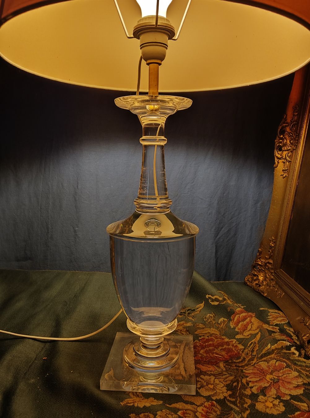 Lampes: Lampada in plexiglass trasparente MODELLO ANFORA PICCOLA – D'occasion à Boll par BollArtAntik 4
