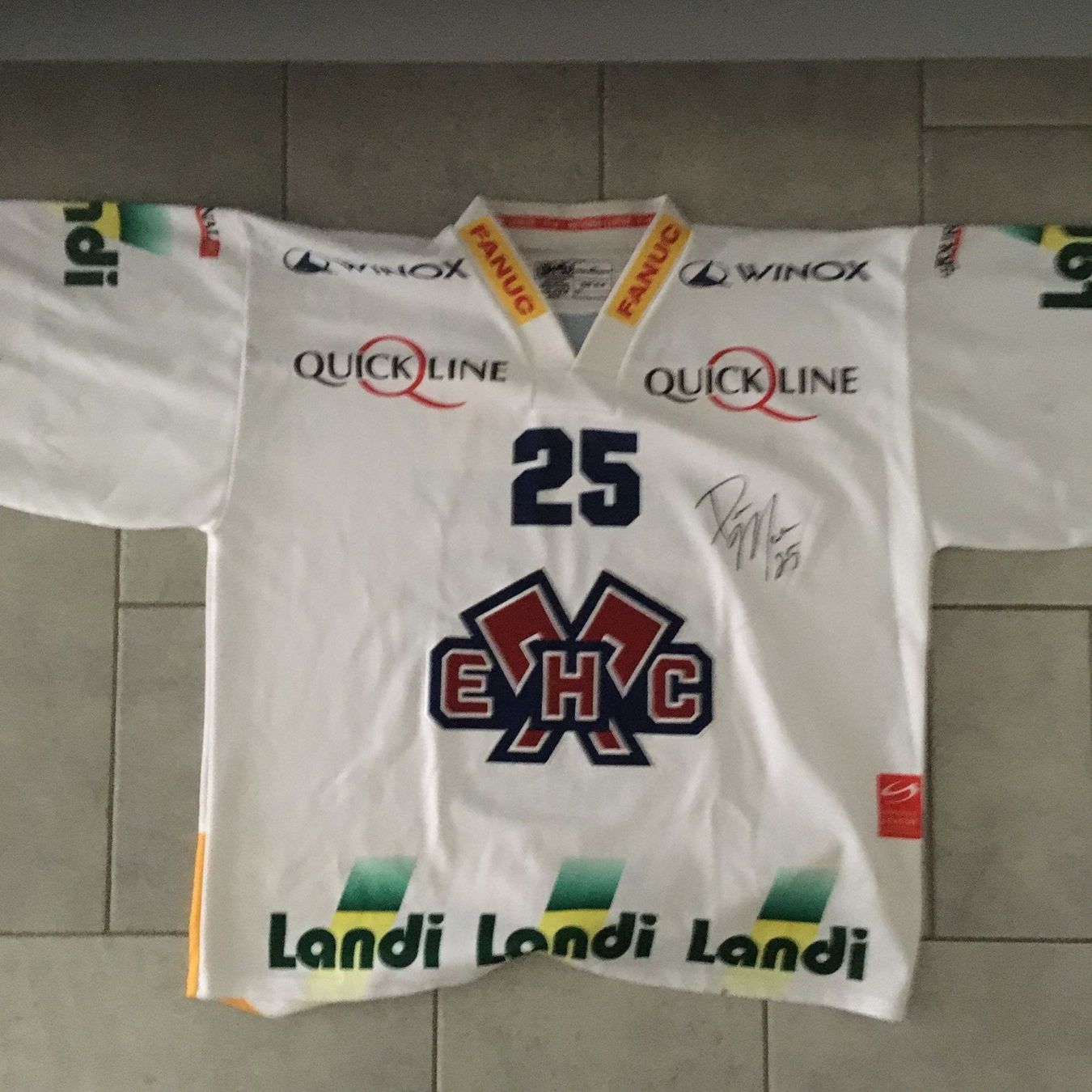 Leibchen & Hosen: Original EHC Biel Trikot von David Moss – Gebraucht aus Biel/Bienne von Cmobi