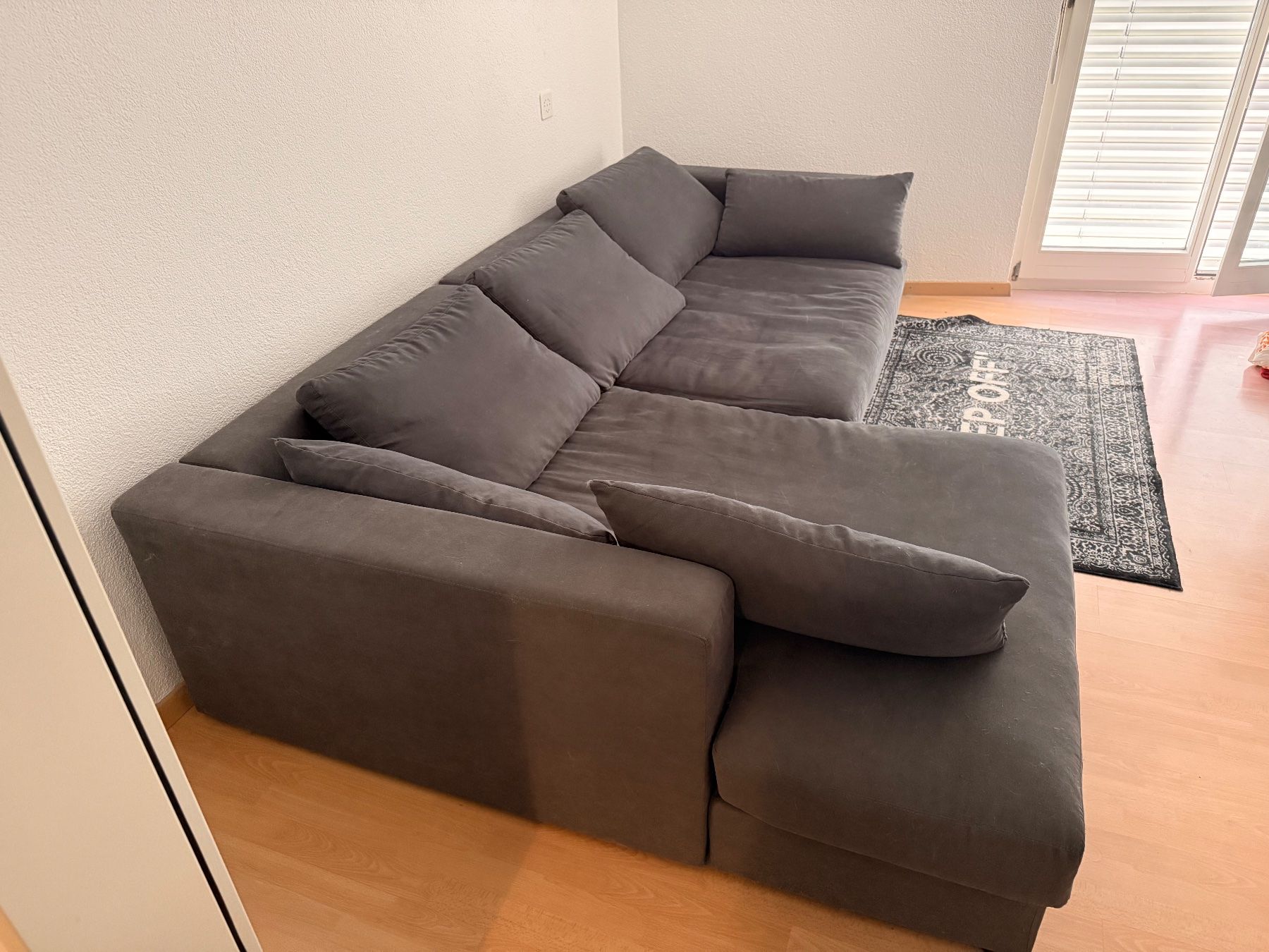 Micasa Divani: Ecksofa grau Stoff guter Zustand – Usato da Balterswil venduto da luc_wqf7 2