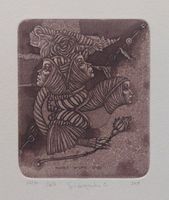 Exlibris Gleb Sidorenko - Original Radierung/Aquatinta sign.