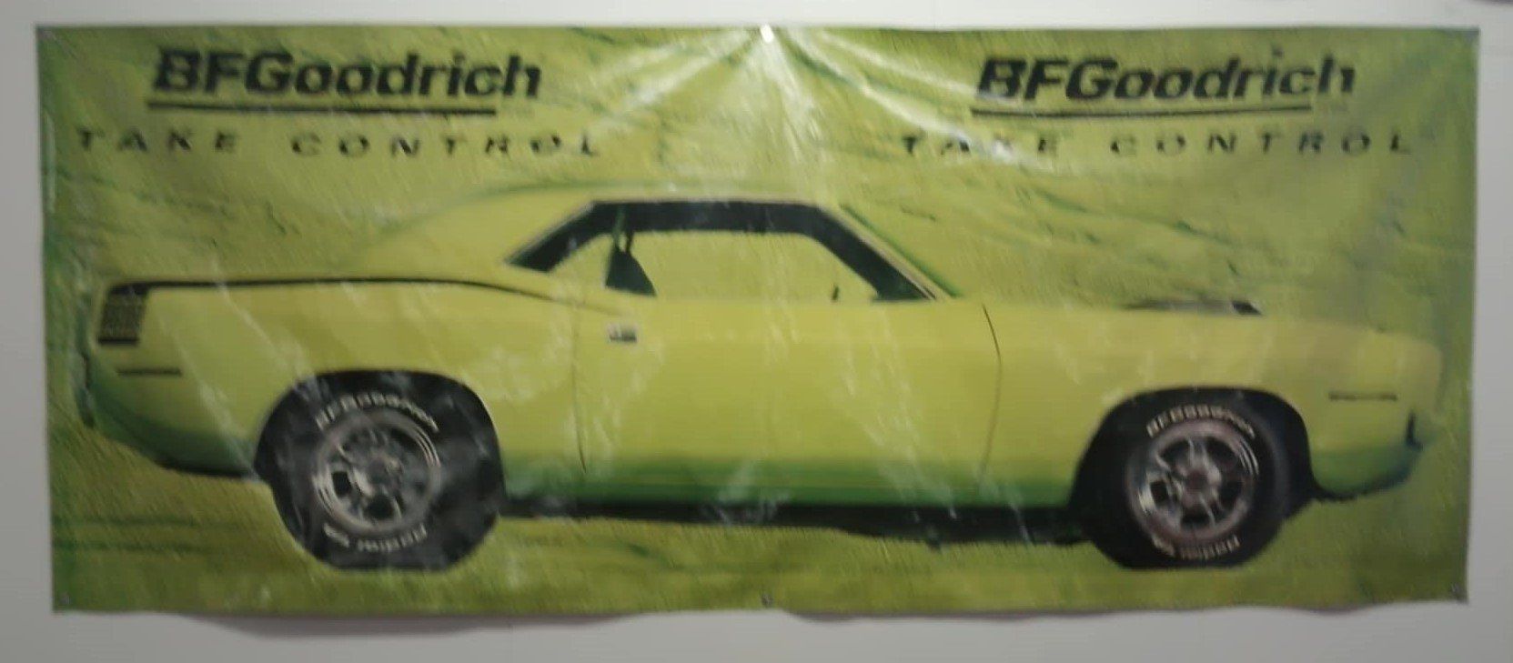 Altro: MOPAR Werbe Blache  Green Cuda – Usato da Niedergösgen venduto da usc_l8gm