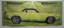 MOPAR Werbe Blache  Green Cuda