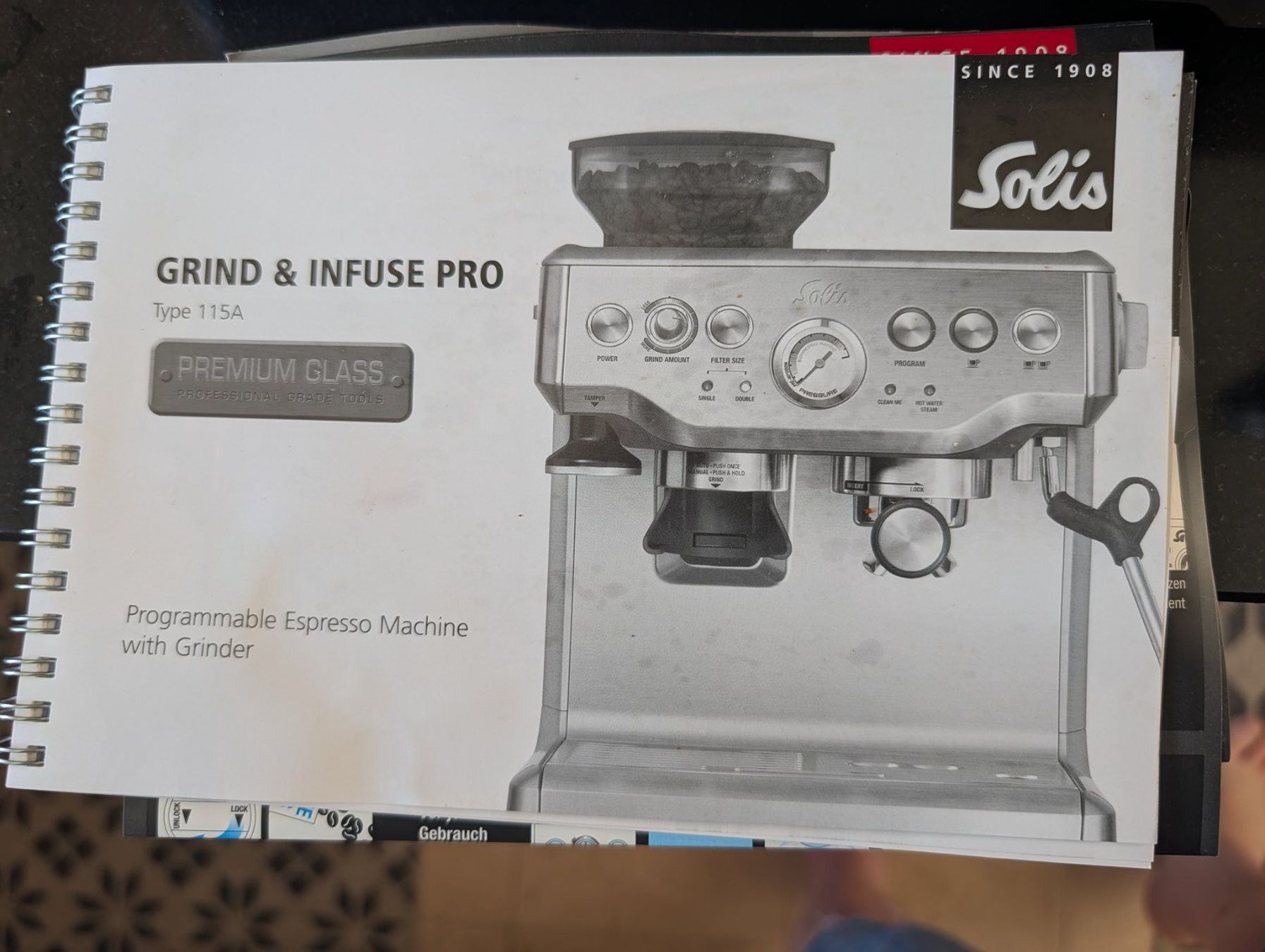 Solis Macchine per caffè & Macchine per espresso: Solis Grind & Infuse Pro Espresso Machine + accessoires – Usato da Paudex venduto da funkypitt 3