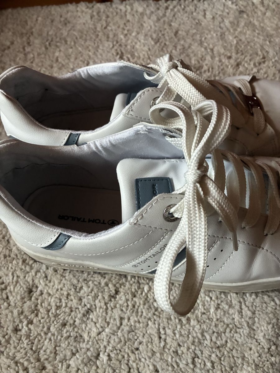 Tom Tailor Scarpe da donna: Tom Tailor Schuhe, weiss, Gr. 40 – Usato da Gonten venduto da gorbi74 1