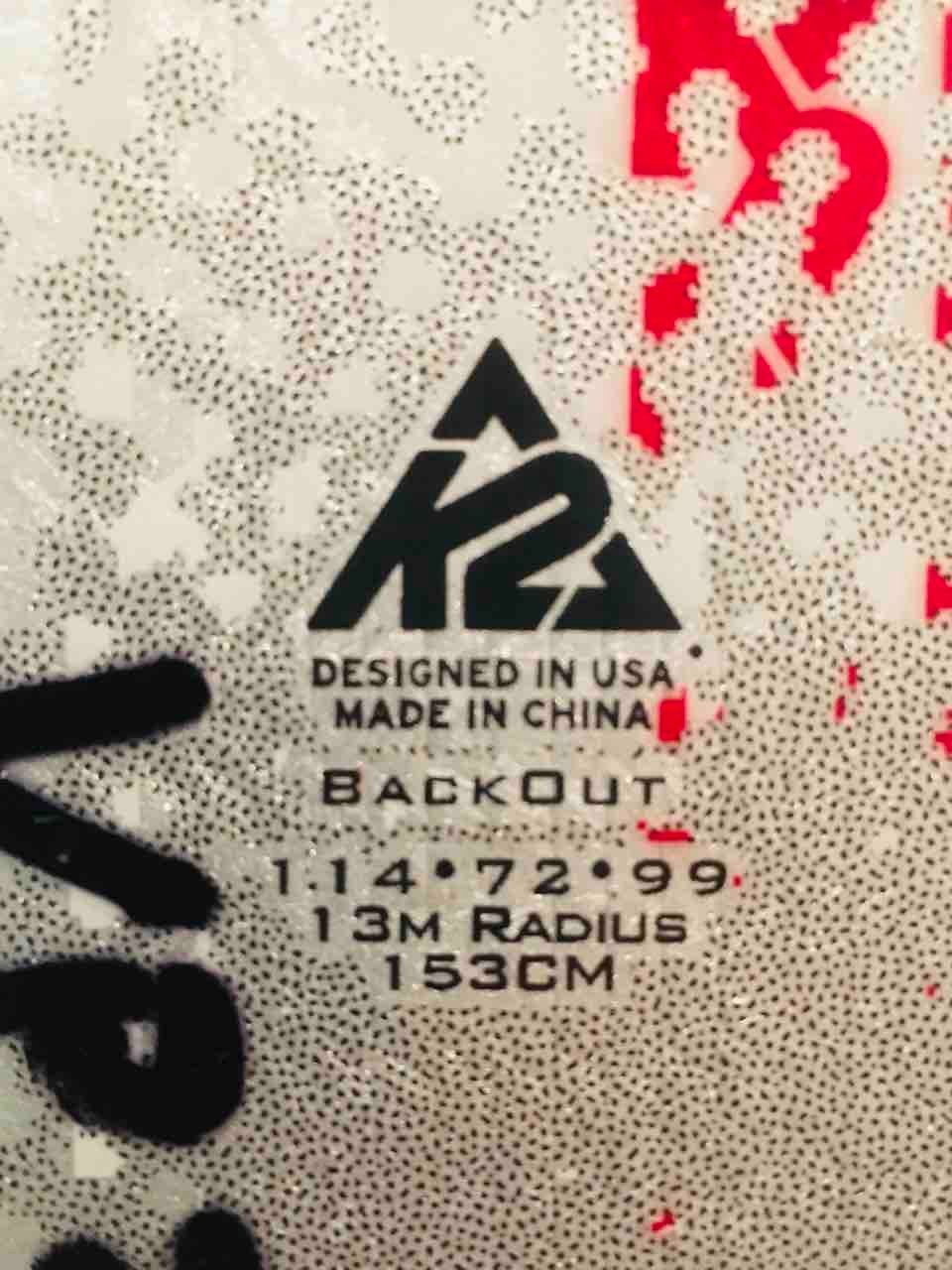 K2 Skis: K2 Backout, skis de randonnée, avec fixations Dynafit ST82 – Gebraucht aus Cornaux NE von THX01 5