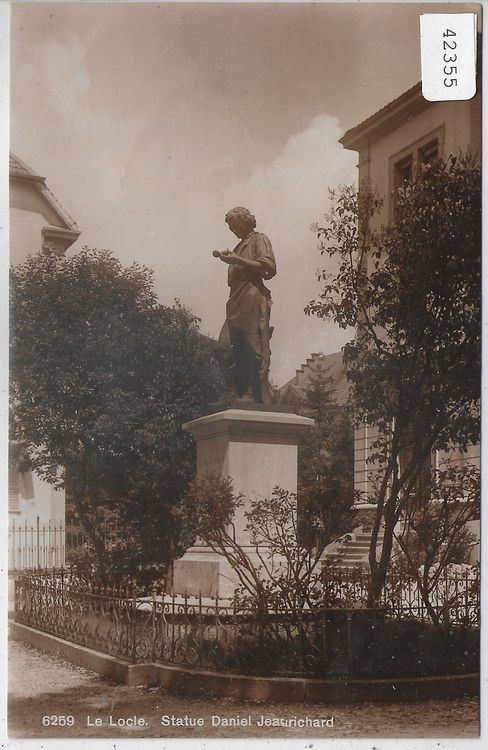 Le Locle - Statue Daniel Jeanrichard | Kaufen auf Ricardo