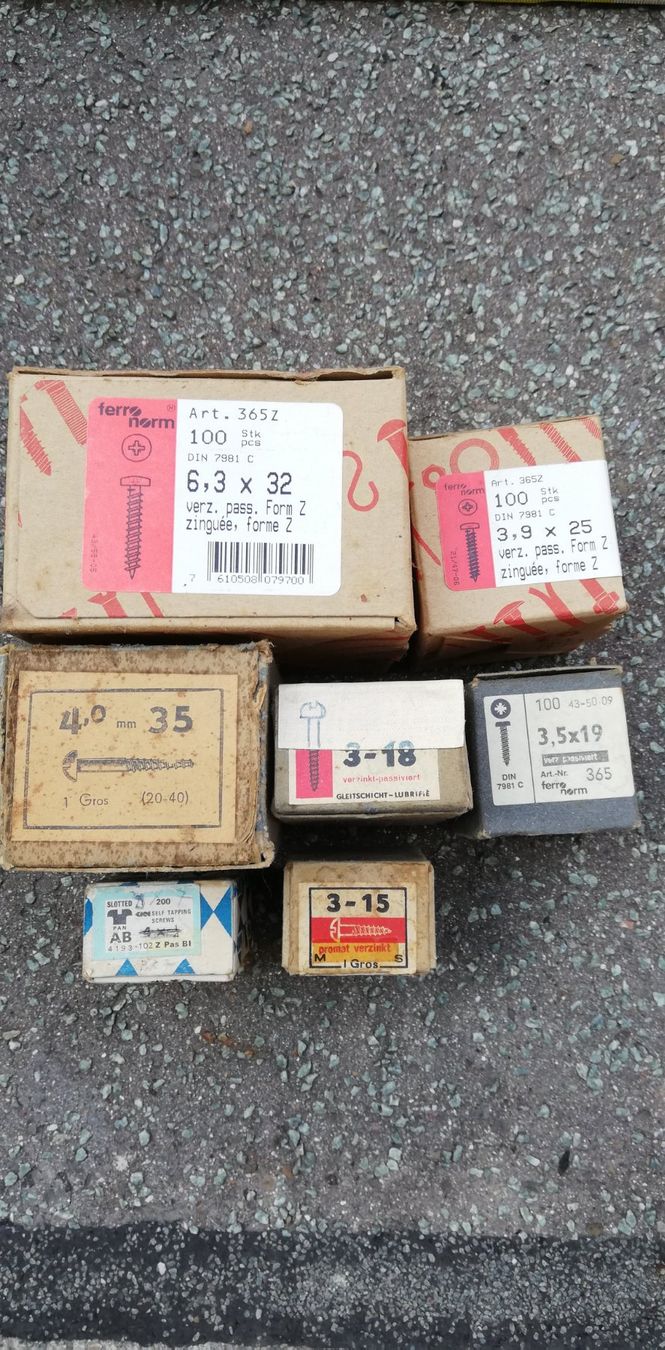 Alle Werkzeuge: Viele Schrauben in OVPs ab 1Fr. – Neu (gemäss Beschreibung) aus Thun von Matthias72