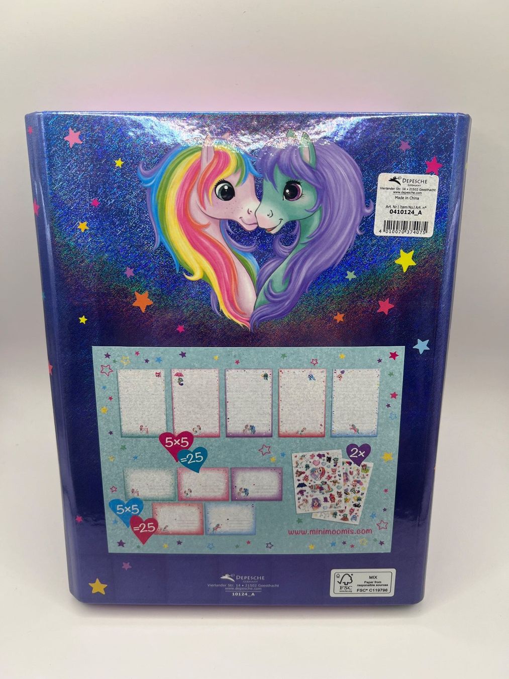 Carta: Briefpapier Set mit Stickern in Fächermappe Minimoomis – Nuovo e nell'imballaggio originale da Vaduz venduto da NotNeeded 1