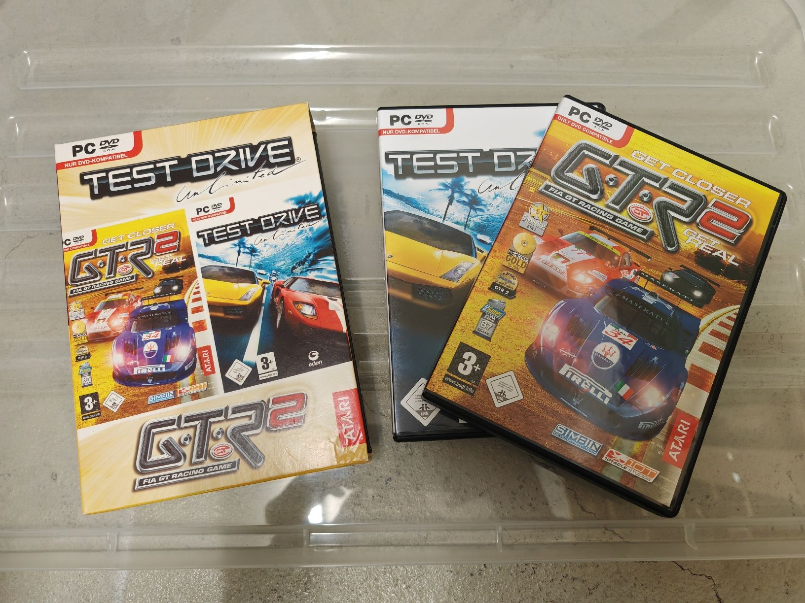 Atari Giochi: GTR 2 + Test Drive Unlimited PC – Usato da Niederhasli venduto da OlympusDMons 1