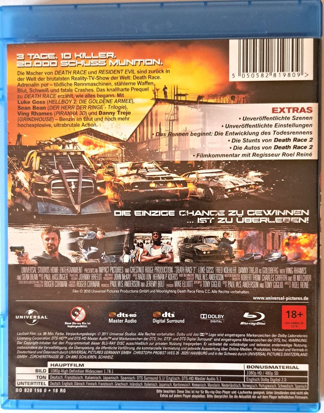 Tutti i DVDs: DEATH RACE 2 – Usato da Tenniken venduto da mik_6mxg 1