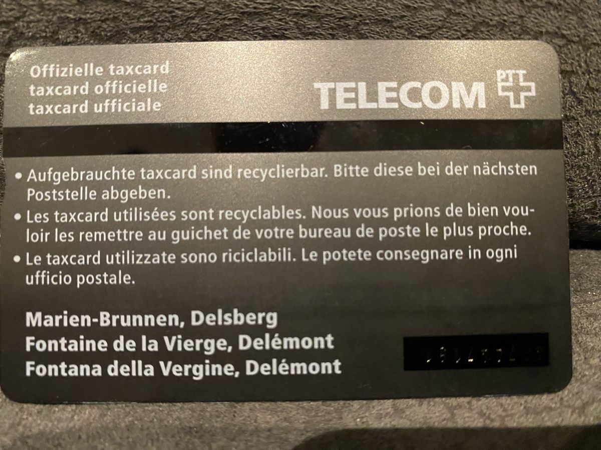 Schede telefoniche: Taxcard 407A – Usato da Lausanne venduto da babacard10 1
