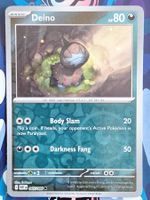 Deino - Reverse Holo Pokemon White Flare - #7.5