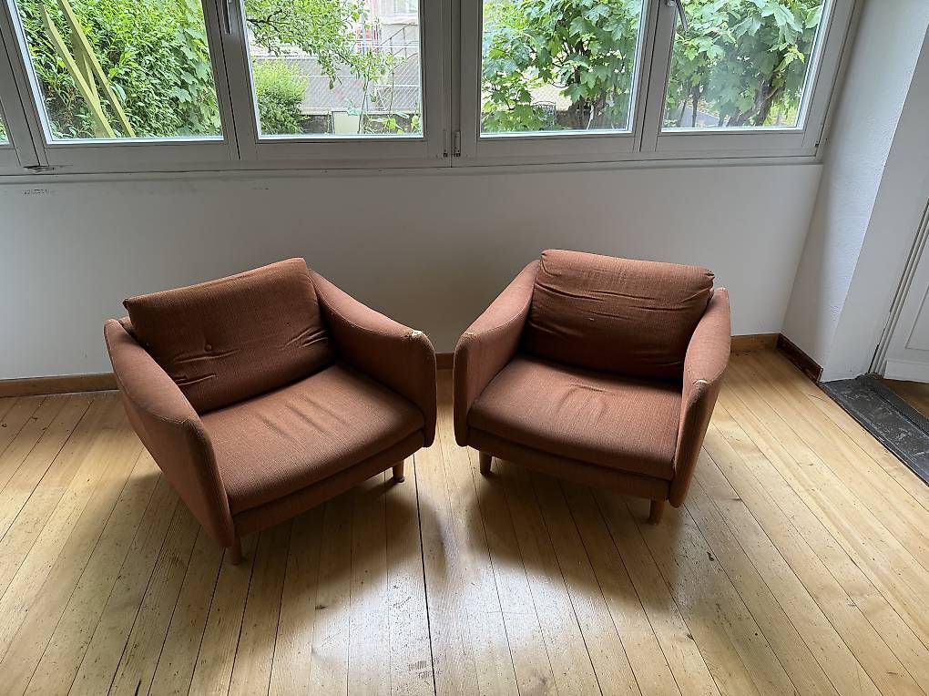 Poltrone: 2 Vintage Sessel von Siegfried Steiner – Usato da Bern venduto da xberg36