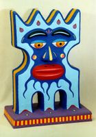 Zement Figur / Skulptur "König Blaubart"