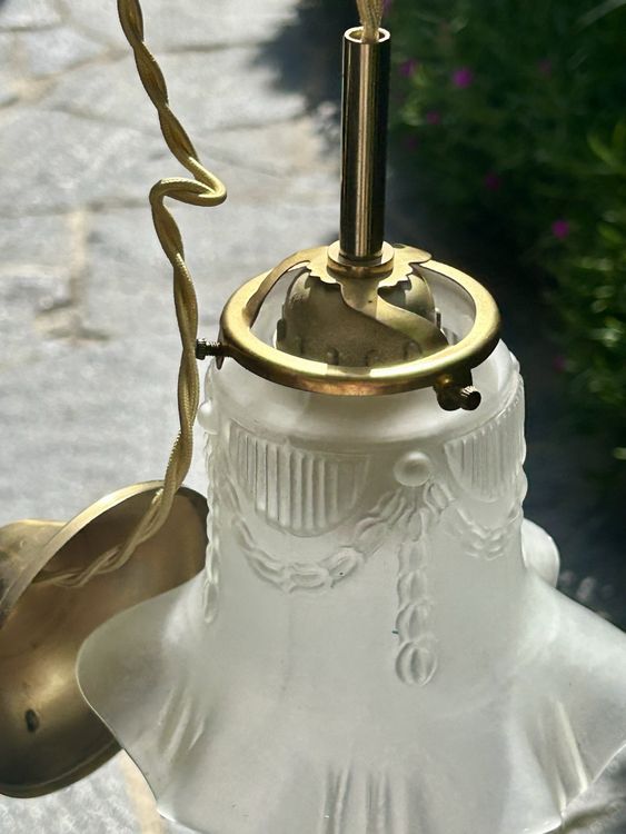 Lampadario Ottone Vintage a Lampadari di modernariato | Acquisti Online su