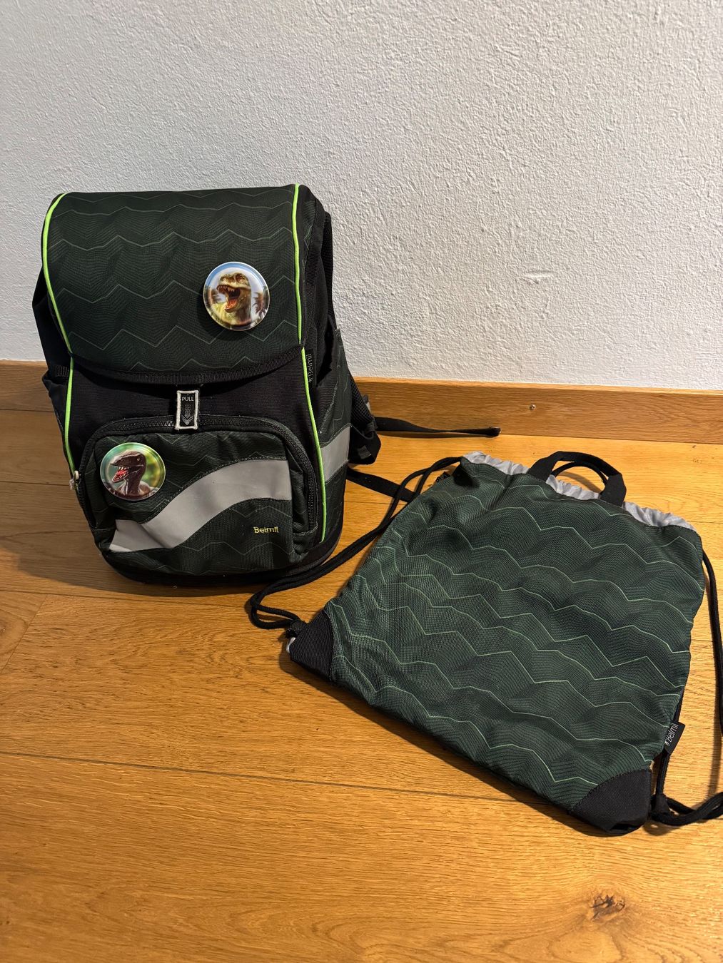 Borse & Zaini: Kinder Schulrucksack, mit Sportsack – Usato da Spiegel b. Bern venduto da edi20000_0 7