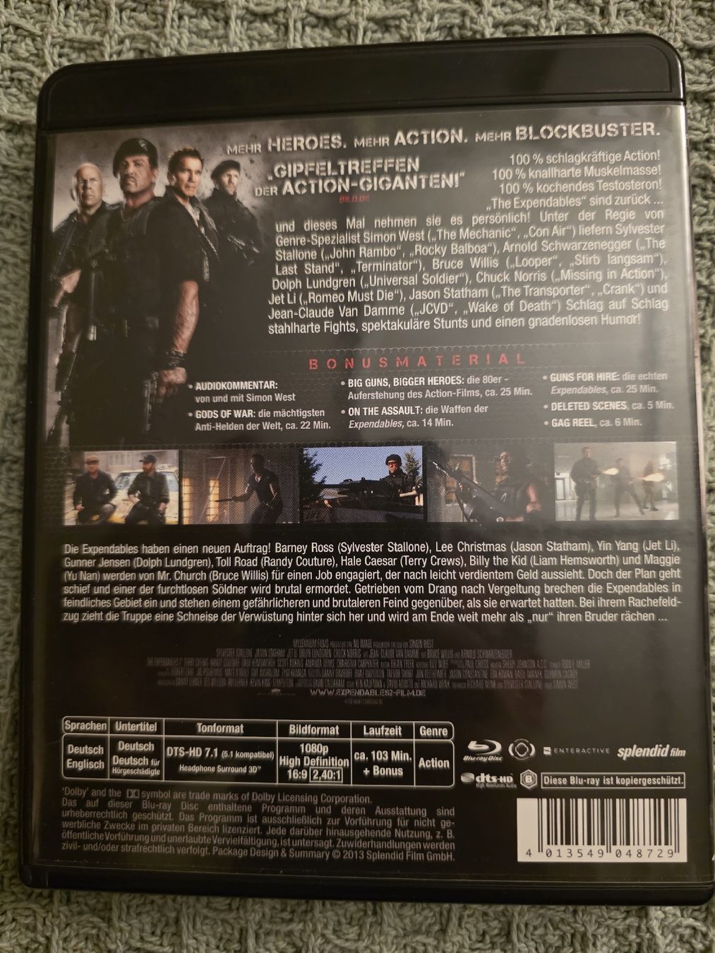 Tutti i DVDs: The Expendables 2 - Back for War - Blu-ray – Usato da Ellikon a d Thur venduto da razzorblog 1