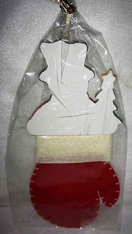 Statuette: Weihnachtssäckli Schneemann – Nuovo e nell'imballaggio originale da Lutzenberg venduto da Pinschi01 1