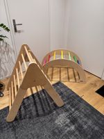 Klettergerüst Wippe Kletterbogen Baby Kind Montessori 