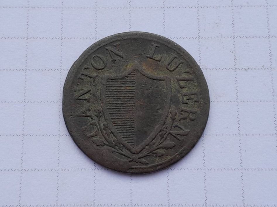 Tutti le monete: Luzern, 1 Rappen 1839 – Usato da Aarau venduto da Reto_BA_01 1