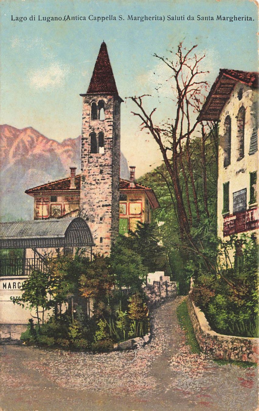 Cartoline postali: Lago lugano santa margherita – Usato da Biasca venduto da Blenio71