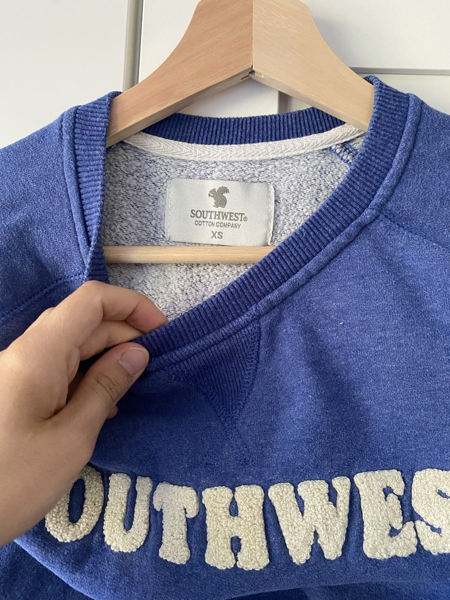 Pullover & Sweatshirts: Pull Sweat Southwest Cotton Bleu Taille XS  – Neu (gemäss Beschreibung) aus Villars-sur-Glâne von mel_6q5w 2