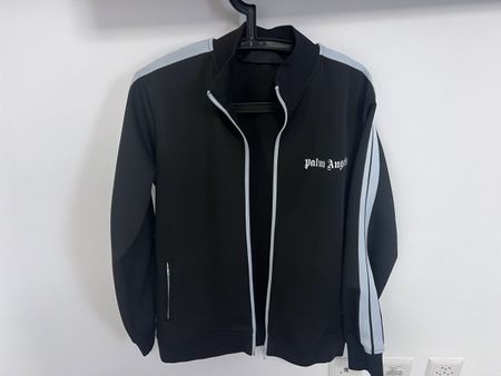 Giacca Palm Angels nera con zip