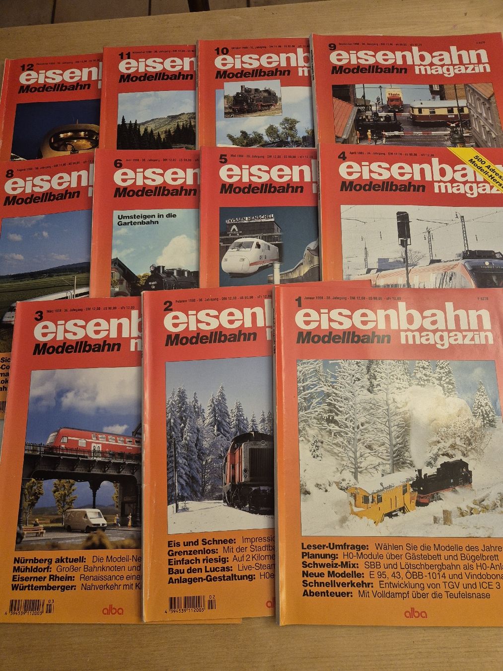 Zeitschriften & Magazine: Eisenbahn Modellbahn Magazin 1998 – Gebraucht aus Ehrendingen von Amigo5