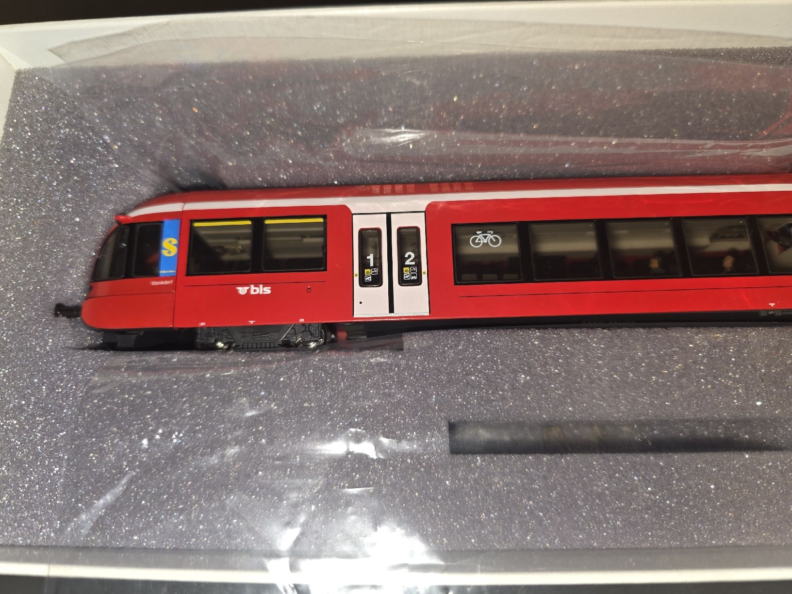 Hag Modellini di ferrovie: H0 HAG Gtw 2/6 BLS DC Digital – Usato da Müllheim Dorf venduto da Erdal12 2
