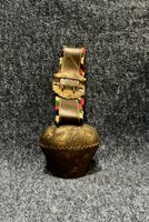 Rustikale Kuhglocke mit Riemen - Original Schweizer Glocke!