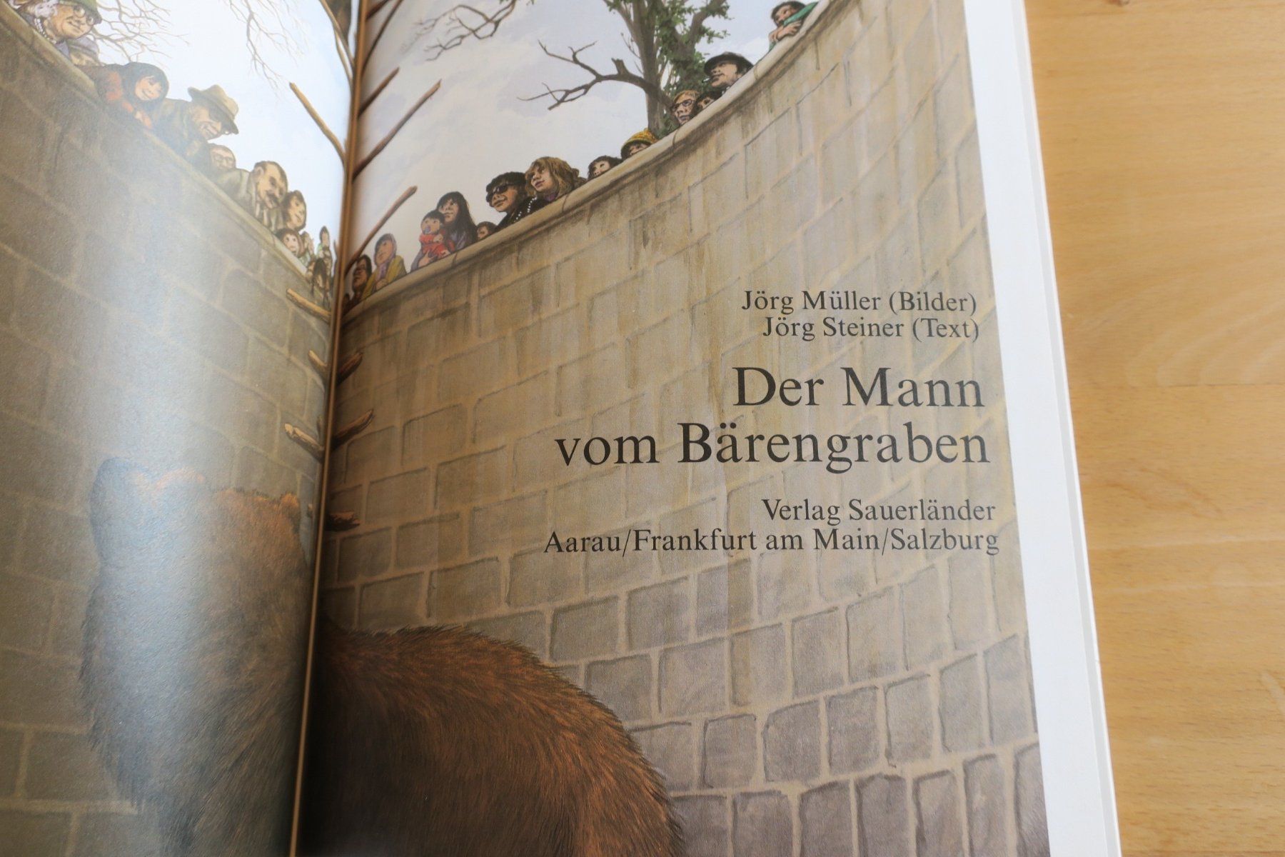 Libri: Jörg Müller / Jörg Steiner DER MANN VOM BÄRENGRABEN – Usato da Langenthal venduto da Riccardamax 1