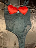 Body particolare trasparente con cuori rossi t S/M ❤️‍🔥new