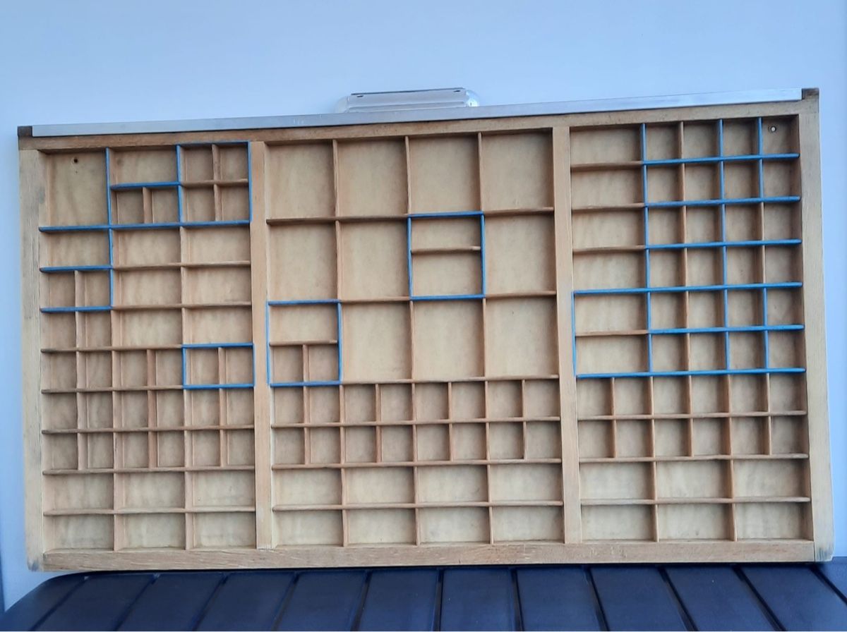 Articoli in legno: Antiker Setzkasten – Usato da Bern venduto da sts_5kjj