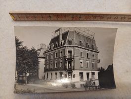 Altes Foto Gebäude Ansicht schwarzweiss guter Zustand