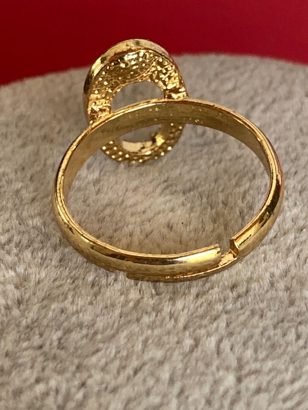 Anelli: Vergoldet Oval Ring (57) – Usato da Laufen venduto da Trendmarket 4