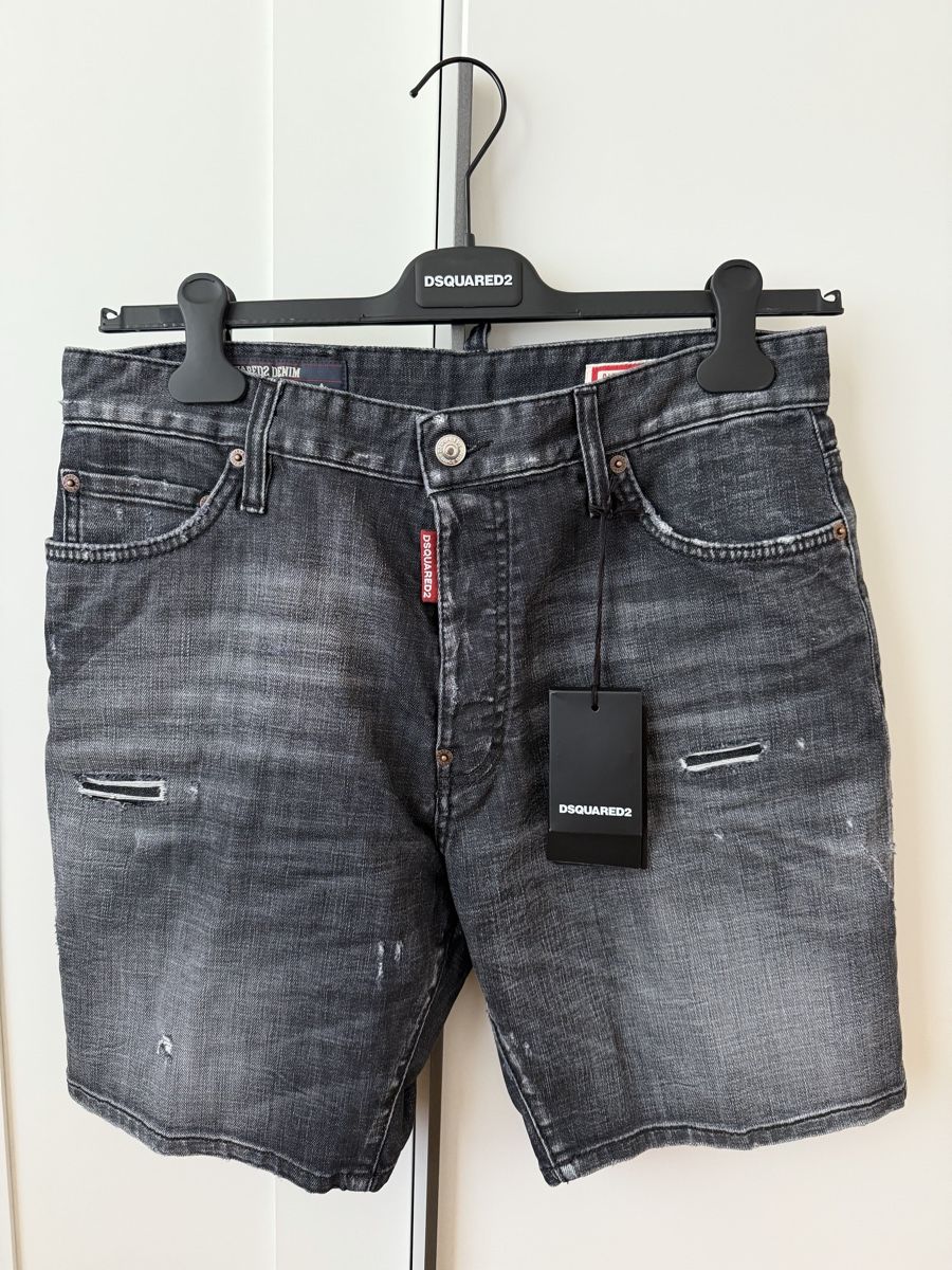 Dsquared2 Jeans: Dsquared2 Schwarz denim shorts NEU – Nuovo e nell'imballaggio originale da Engelburg venduto da Galena92 1
