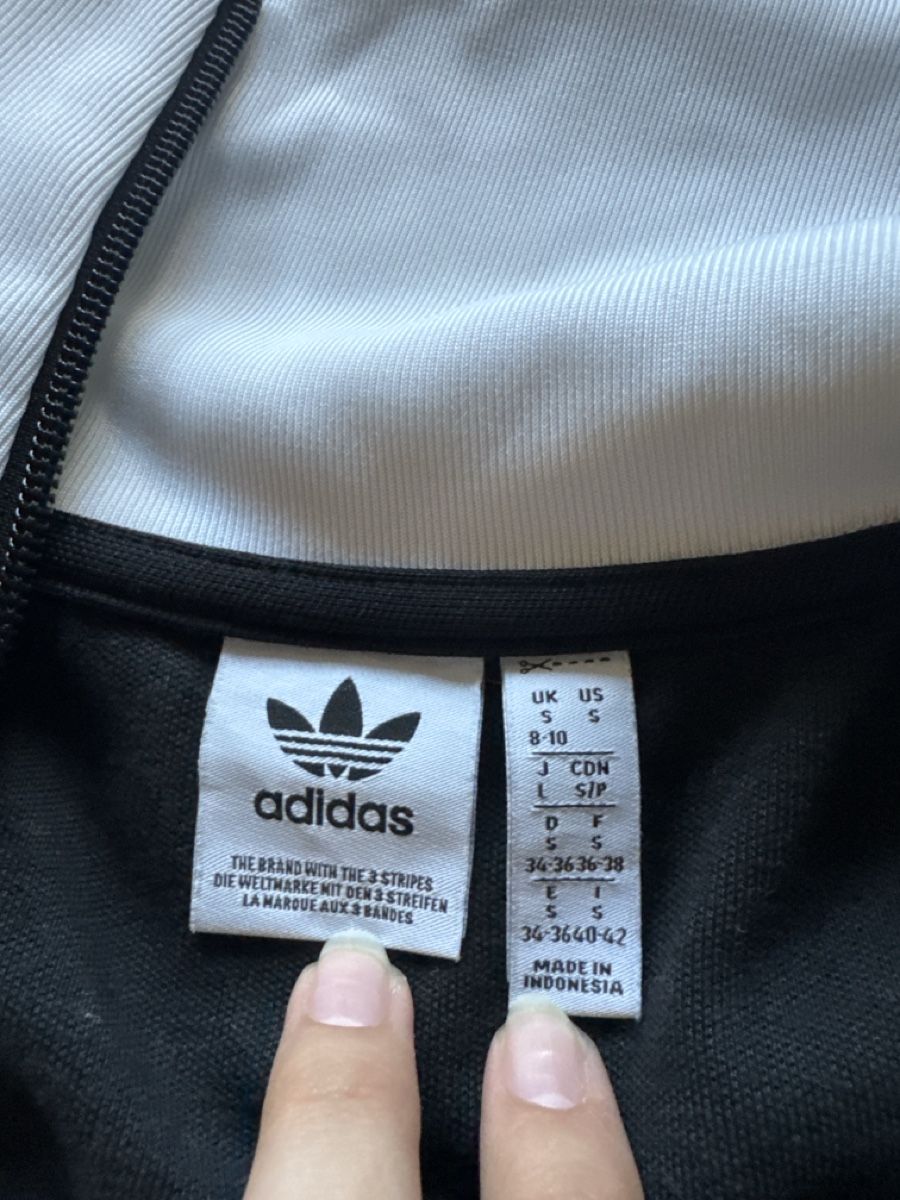 Adidas Giacche: Adidas Trainingsjacke schwarz weiss Grösse S – Usato da Beringen venduto da del_8dl7 4
