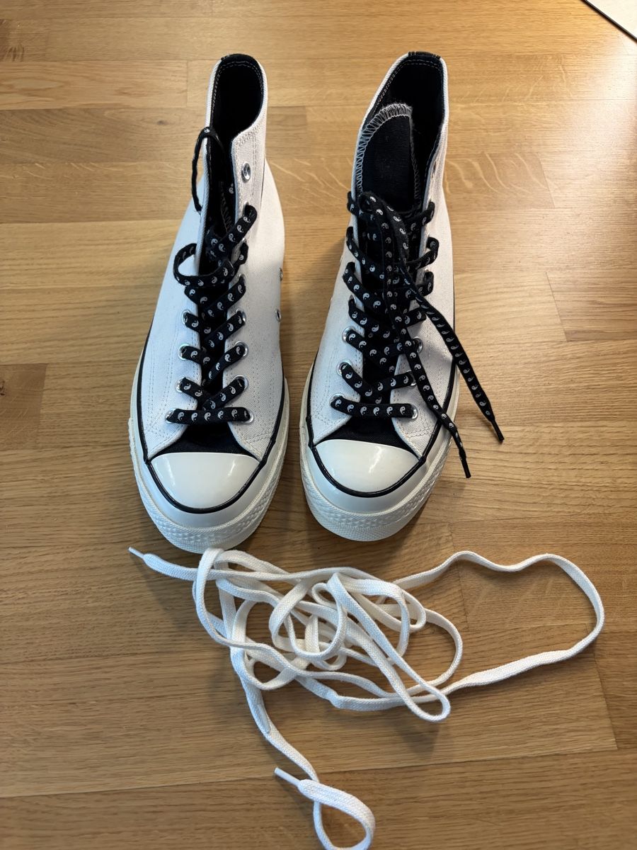 Converse Scarpe da uomo: Converse Yin und Yang schwarz weiss – Nuovo (secondo la descrizione) da Thayngen venduto da golazo_vines 3
