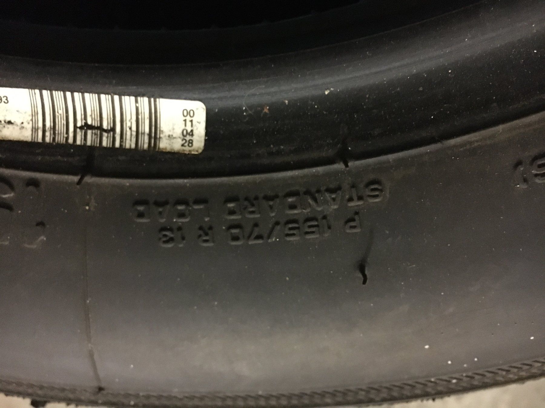 Pneumatici & Ruote complete: Pneu Einzelstück 155/70 R13 75T – Usato da Luzern venduto da Solanor13 4