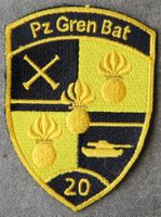 Pz Gren Bat 20 Stabskp Badge