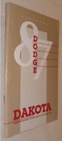 1987 DODGE DAKOTA  Owner's Manual  CHRYSLER CORPORATION