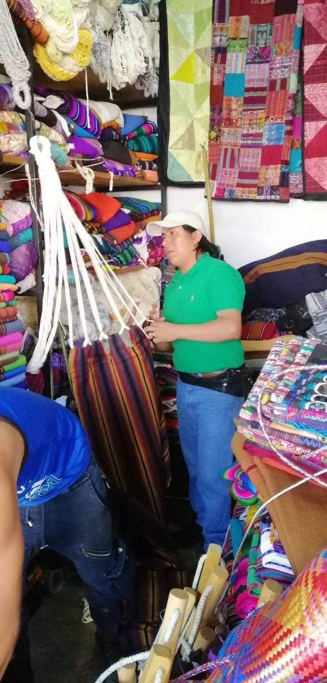 Amache: Large Hamac Maya -  pour 2 personnes -  Tons Bleu – Nuovo (secondo la descrizione) da Dübendorf venduto da Mayan-Dreams 5