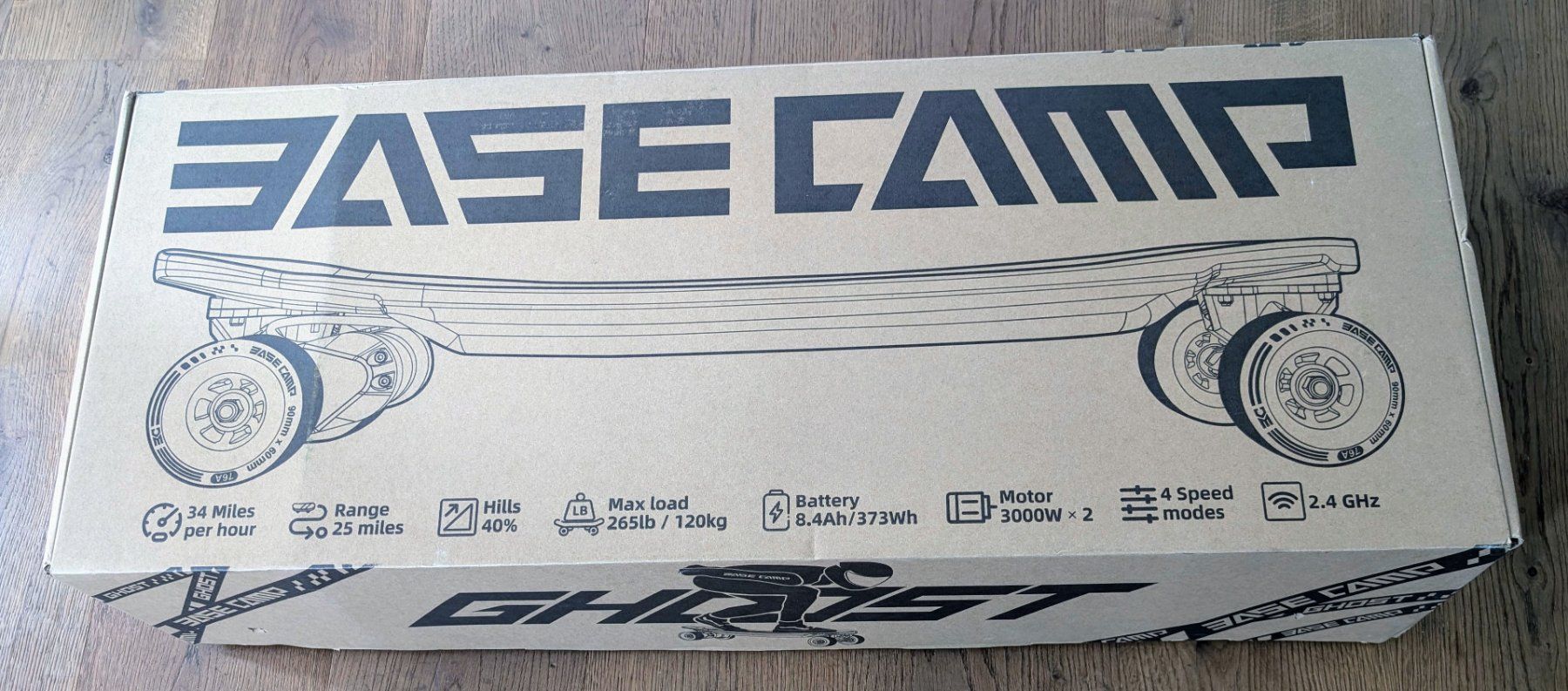 Skateboards: Basecamp Ghost Elektrisches Skateboard, neuwertig – Nuovo (secondo la descrizione) da Langnau i. E. venduto da mcd_dtd7 7