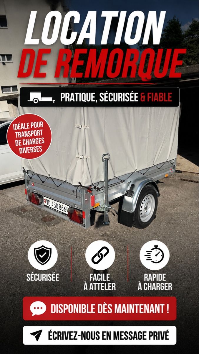 Stema Anhänger: Remorque 750 kg – Gebraucht aus Moudon von ser_q6l6