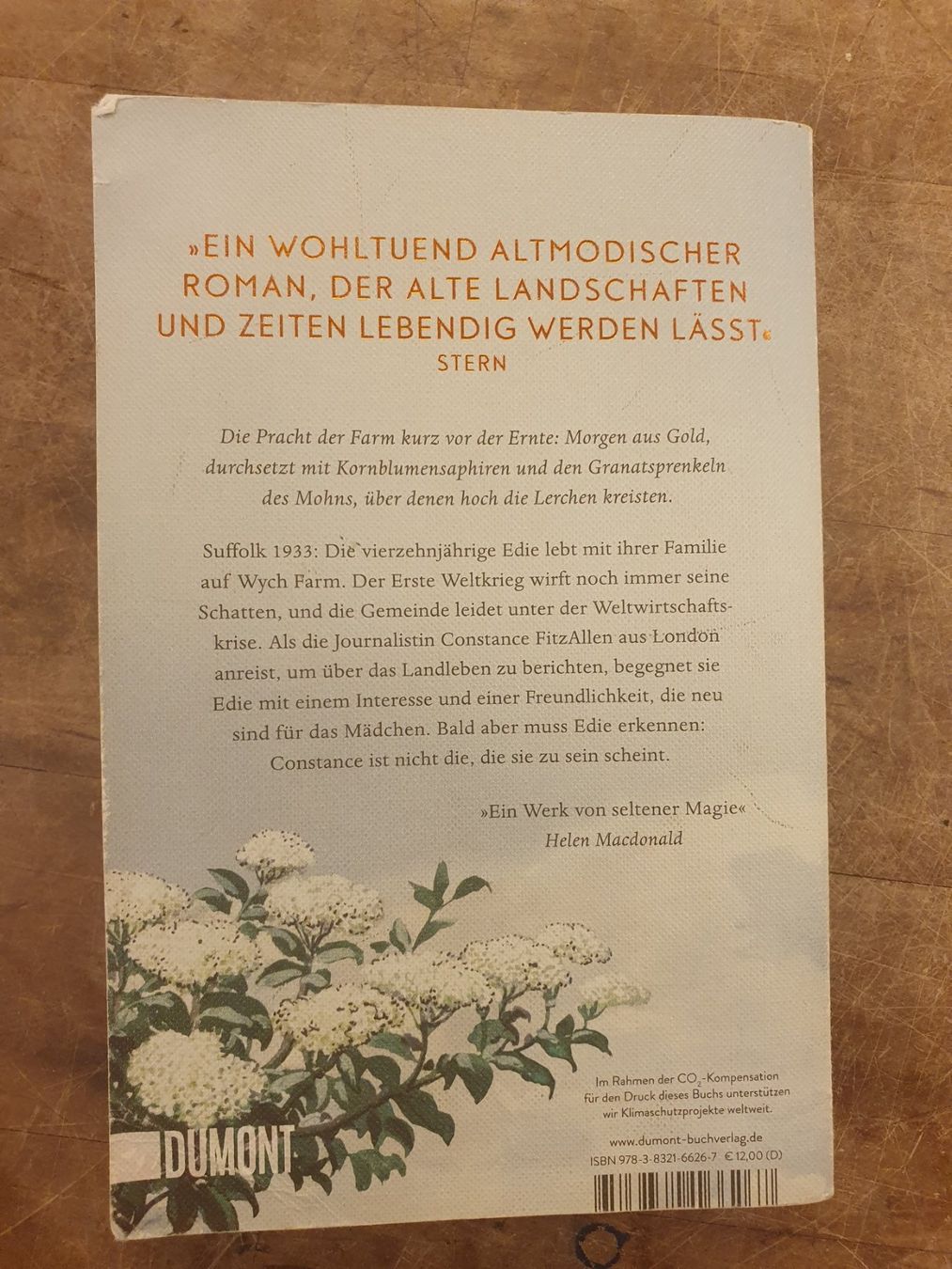 Libri: Vom Ende eines Sommers - Melissa Harrison - Dumont – Usato da Zürich venduto da loosebone 9