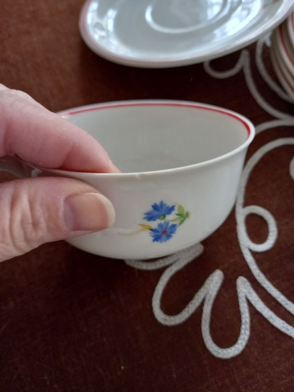 Set di piatti: Kaffeegeschirr Kornblumen – Usato da Aarburg venduto da chregi79 9