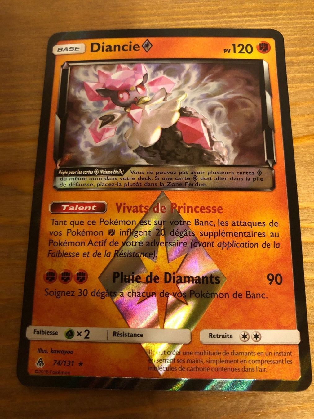 Karten: Pokémon Diancie PRISME SL6 – Gebraucht aus Oron-la-Ville von W.XIX