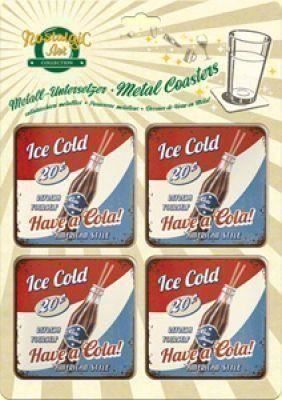 Sottobicchieri: Metall-Untersetzer- Have a Cola – Nuovo e nell'imballaggio originale da Ennetbürgen venduto da open24shop