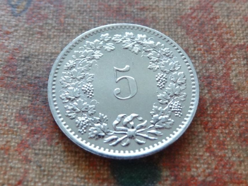Tutti le monete: 5 Rp. 1976 – Usato da Romanel-sur-Lausanne venduto da Swift13 1