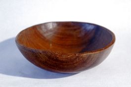 Mid-Century HOLZSCHALE, handgeschnitzt, um 1965